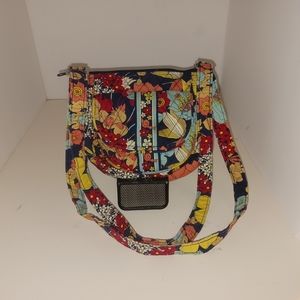 Vera Bradley Happy Snails Lizzy Hipster Crossbody, GUC